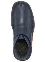 Laars met verstelbare klittenbandsluiting NAVY-BRUIN