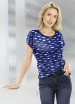 Zomers shirt met vismotief 