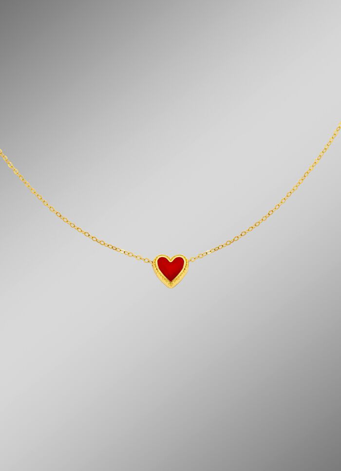 Romantische ketting met hart 