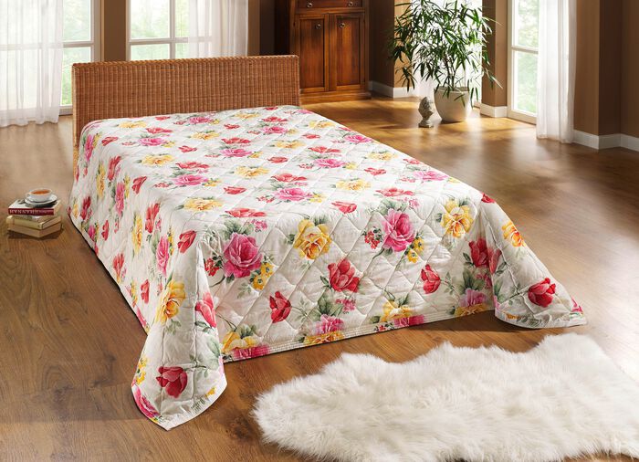 Bloemensprei en kussenslopen 