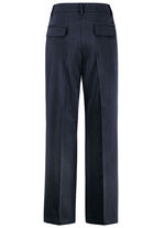Broek met elastische tailleband aan de achterkant MARINE
