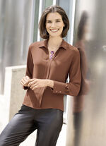 Tuniek met V-hals BRAUN
