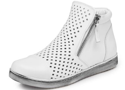 Andrea Conti, zomer enkellaarsjes voor dames, met uitneembaar voetbed 