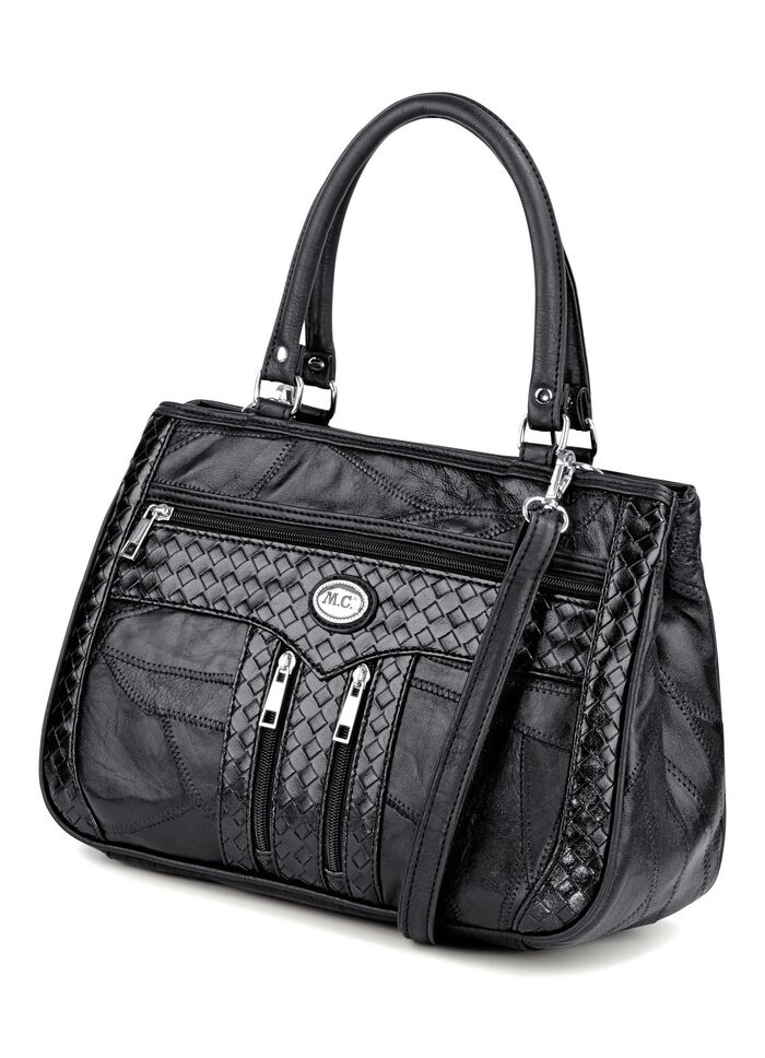 Lappendeken tas ZWART