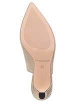 Peter Kaiser slingpumps met sprankelende strass-versiering GOUD