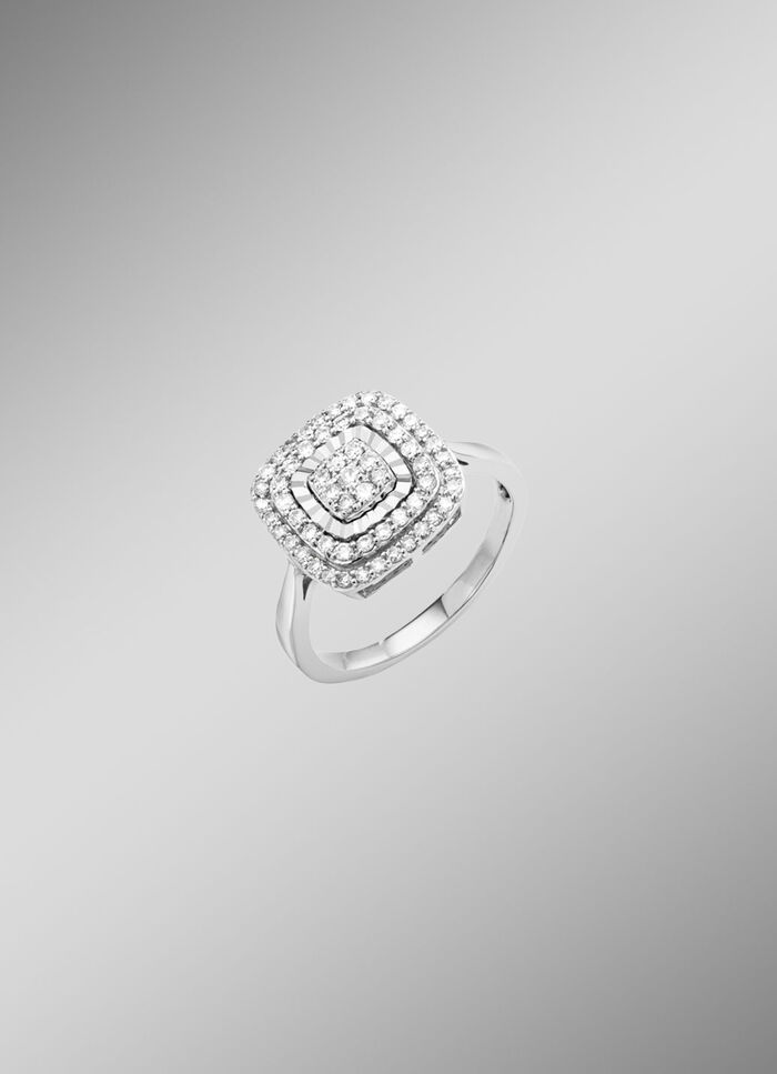 Damesring met diamanten 