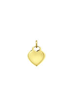 Een geweldig cadeau: Hartvormige hanger van 585/- fijn goud 
