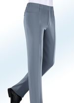 ‘Klaus Modelle‘ pull-on-broek met elastiek in 4 kleuren ROOKBLAUW