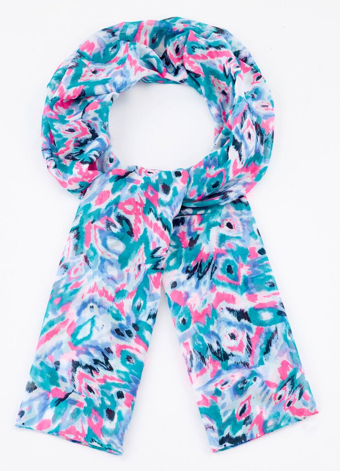 Sjaal met fantasiedessin 