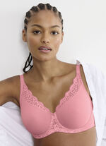 Triumph Amourette minimzer beugelbeha met elastische kant FLAMINGO