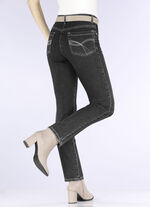 Power stretch jeans ZWART