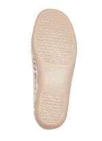 Slippers in goudbeige gemaakt van textielmateriaal GOUDBEIGE