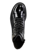 Rieker, stijlvolle dames enkellaarsjes, winterschoenen, met rits SCHWARZ-GOLD