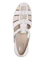ELENA EDEN pantoffels met luchtige openingen ECRU-BEIGE