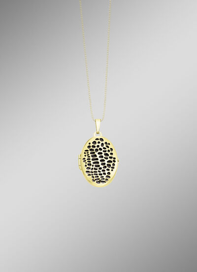 Medaillon met luipaardprint 