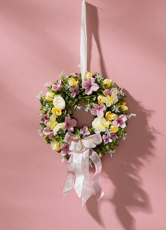 Wandkrans op basis van buxushout 