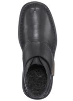 GINO GALANTE, gevoerde herenlaarzen, winterschoenen, breedte K, met uitneembaar voetbed ZWART-GRIJS