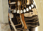 Trendy dameskettingriem met drukknoop ALTSILBER