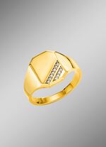 Prachtige herenring met diamanten 