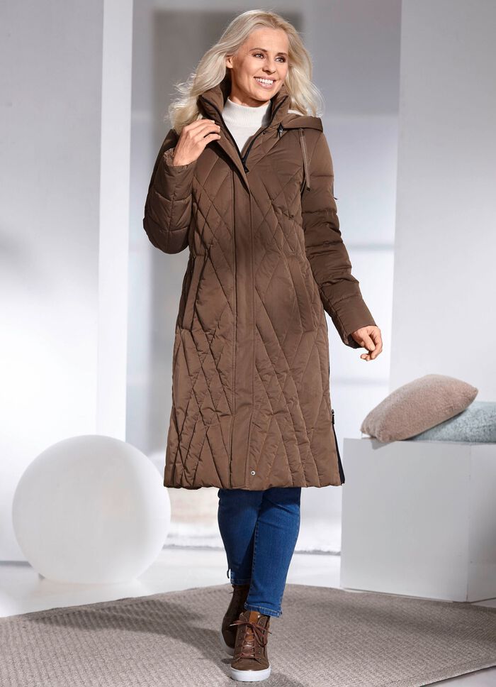 Jas met afneembare capuchon WALNOOT