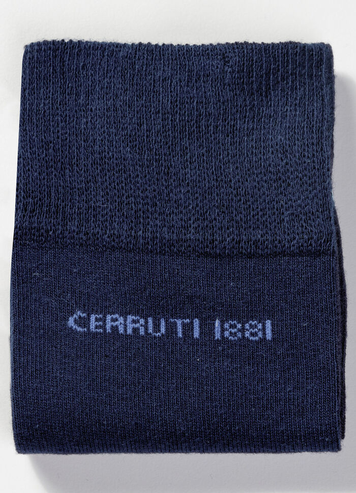 Zespak sokken met een dubbele comfortabele tailleband 3X ANTHRAZIT MELIERT, 3X UNI MARINE