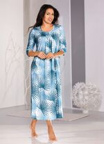 Nachthemd, enkellengte en driekwartmouwen 