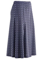 Comfortabele paneelrok MARINE-WEISS-BLAU