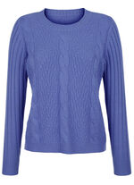 Trui met scheerwol- en kasjmiergehalte 