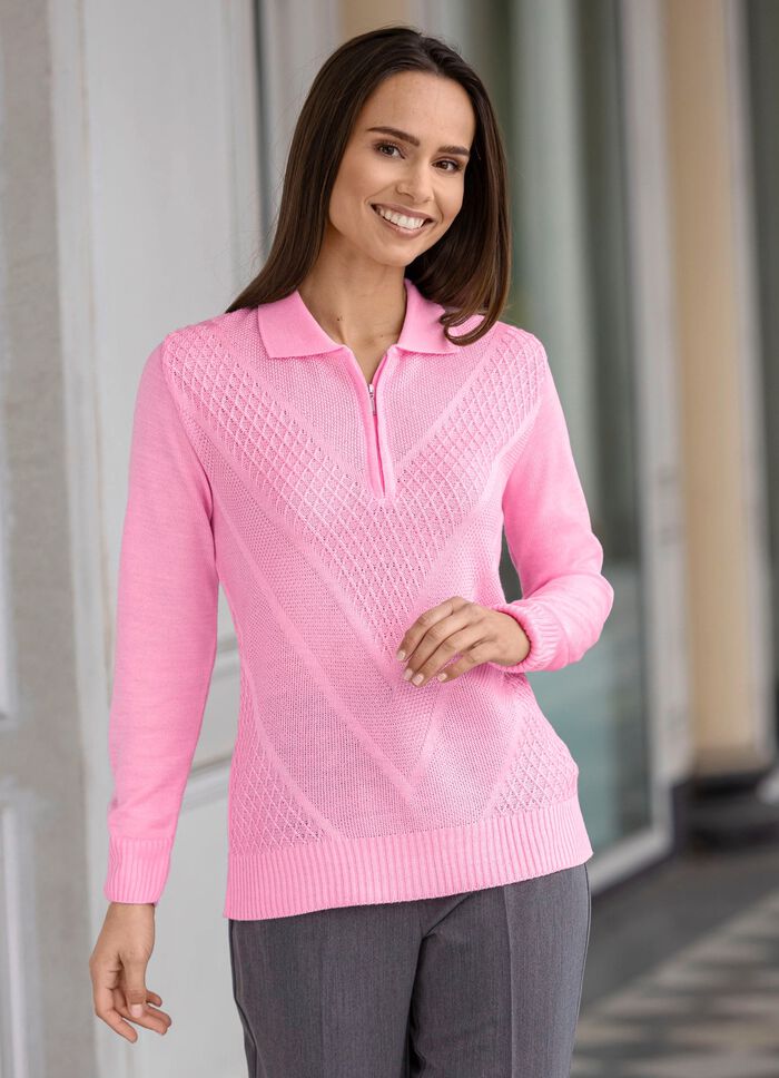 Trui met subtiele glans ROS&Eacute;