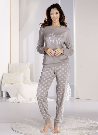Pyjama met manchetten 