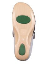 Mubb, klassieke damespantoffels, breedte H, met uitneembaar voetbed BEIGE