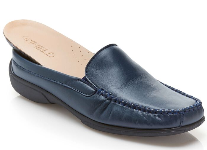 ELENA EDEN mocassin sabot met elastische banden aan de zijkanten 