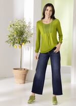 shirt met lusknoopsluiting 