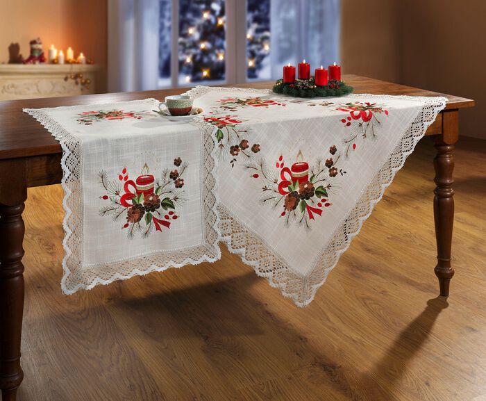 Kamerdecoratie met feestelijk kerstmotief 