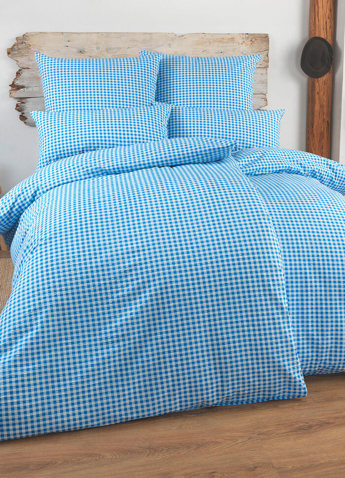 Beddengoedset met rits BLAU