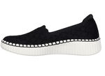SKECHERS pantoffel van rekbaar breimateriaal SCHWARZ