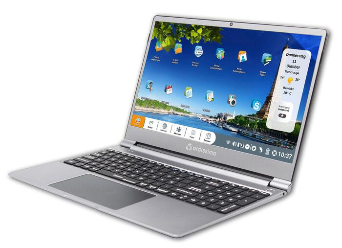 Ordissimo Notebook met eenvoudig te bedienen besturingssysteem 