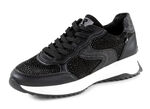 Rieker sneakers met glittersteentjes SCHWARZ