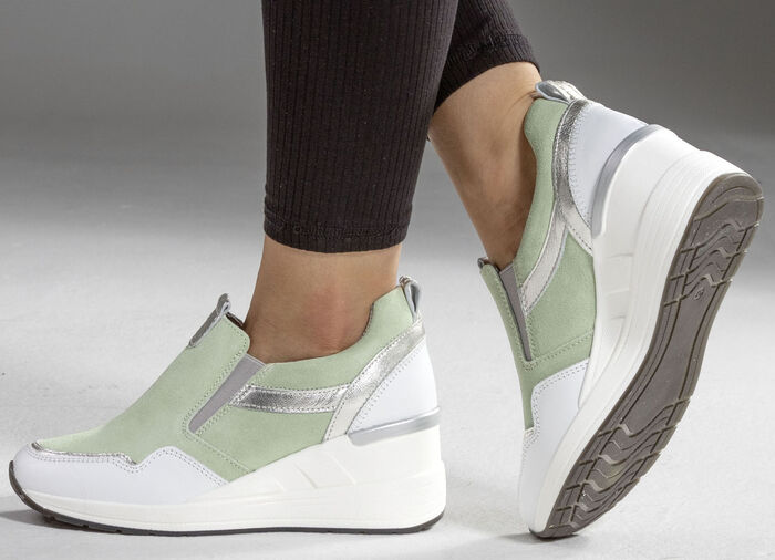 ELENA EDEN pantoffels met uitneembaar voetbed MINT