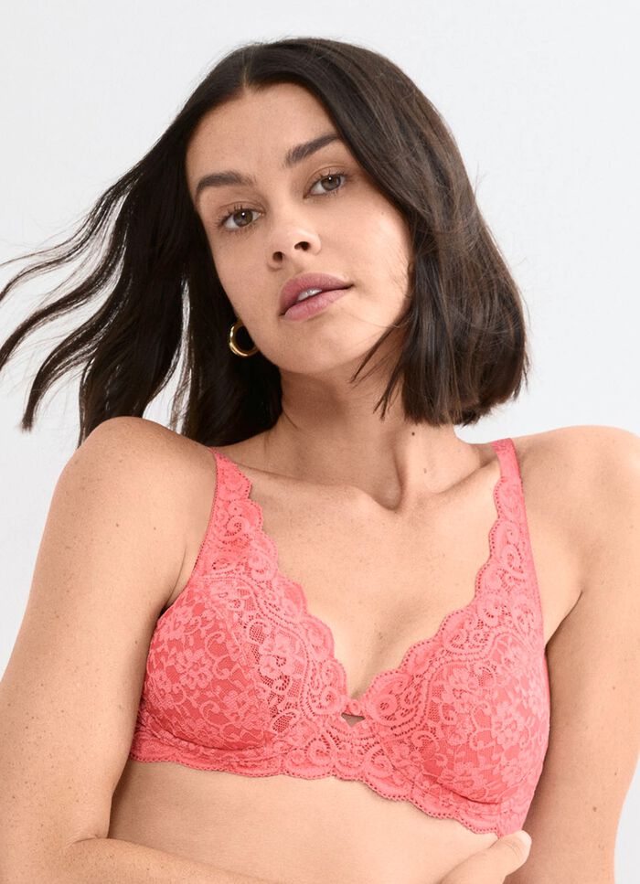 Triumph Amourette beugelbeha van delicate elastische kant 