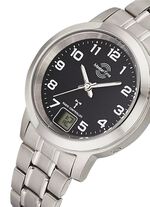 Master Time radiogestuurd dameshorloge gemaakt van titanium 