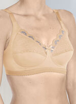 Laurina-tweepack bh&#39;s met op kleur afgestemde elastische kant 