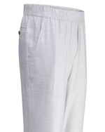 Slip-on broek "Klaus Models" in 3 kleuren LICHTGRIJS GEMÊLEERD