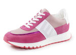 ELENA EDEN sneakers met decoratieve perforatie ROZE-WIT