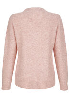 Pullover met effectgaren 