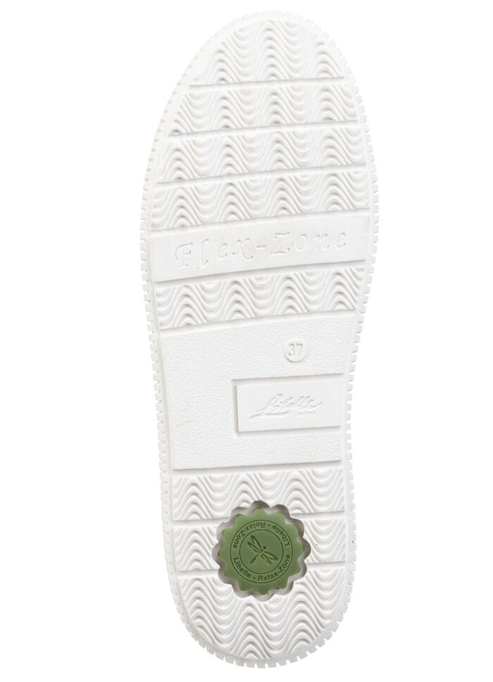 ELENA EDEN sneakers met contrasterende biezen WEISS