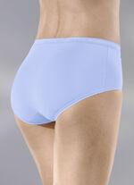 Sloggi Basic+ Midi set van drie slips 1X BLEU, 1X MARINEBLAUW, 1X WIT
