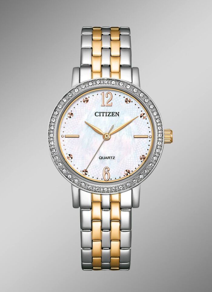 Citizen quartz dameshorloge met parelmoer inleg 
