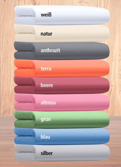 Fijne single jersey hoeslakens 