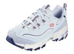 SKECHERS sneakers met veters en su&egrave;de afwerking 